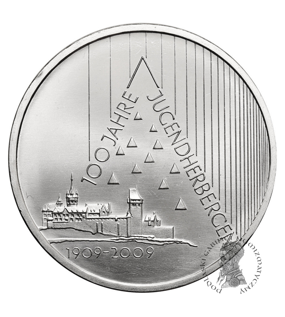 Niemcy. 10 Euro 2009 G, 100. rocznica powstania schronisk młodzieżowych