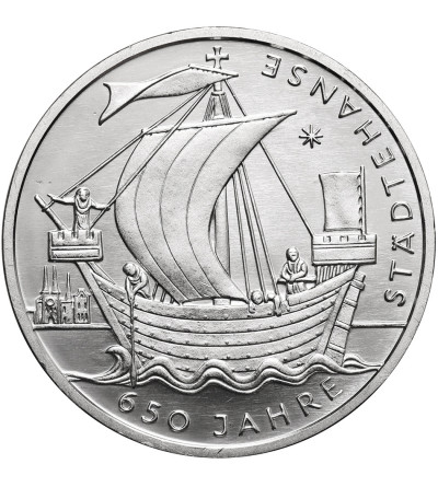 Niemcy. 10 Euro 2006 J, 650. rocznica powstania Związku Hanzeatyckiego