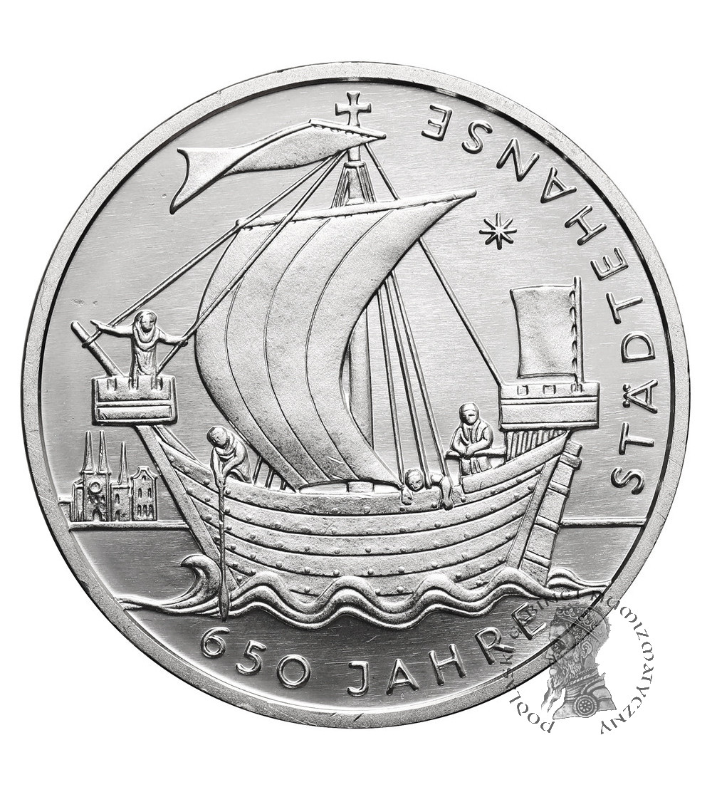 Germany. 10 Euro 2006 J, 650th anniversary of Hanseatic League