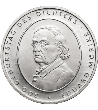 Germany. 10 Euro 2004 F, Eduard Mörike