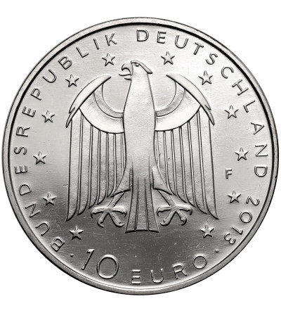 Niemcy. 10 Euro 2013 F, 200. rocznica urodzin Georga Büchnera