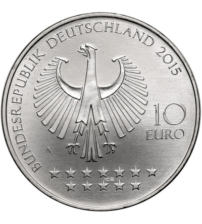 Germany. 10 Euro 2015 A, 200th Anniversary of the Birth of Otto von Bismarck