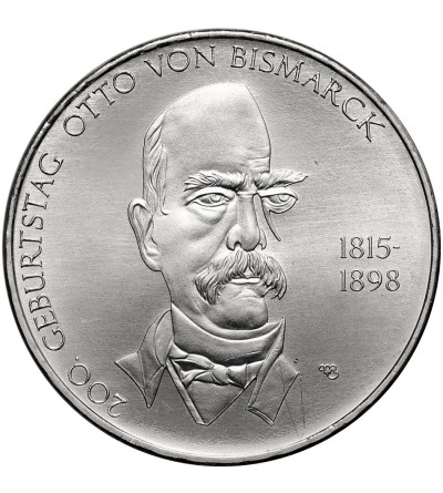 Germany. 10 Euro 2015 A, 200th Anniversary of the Birth of Otto von Bismarck