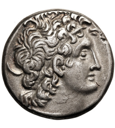 Ptolemejskie Królestwo Egiptu. Ptolemeusz X Aleksander I i Kleopatra Berenike III, 101-88 p.n.e. AR Tetradrachma, RY 10 / RY 13 ( 105/4), Aleksandria