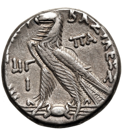 Ptolemejskie Królestwo Egiptu. Ptolemeusz X Aleksander I i Kleopatra Berenike III, 101-88 p.n.e. AR Tetradrachma, RY 10 / RY 13 ( 105/4), Aleksandria