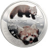 Niue, Elizabeth II (1952–2022). 1 Dollar 2014, Red panda, series: The World’s Cutest Puppies