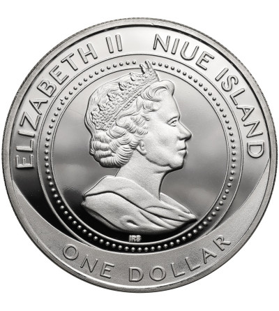 Niue, Elizabeth II (1952-2022). 1 Dollar 2014, Red panda, series: The World’s Cutest Puppies