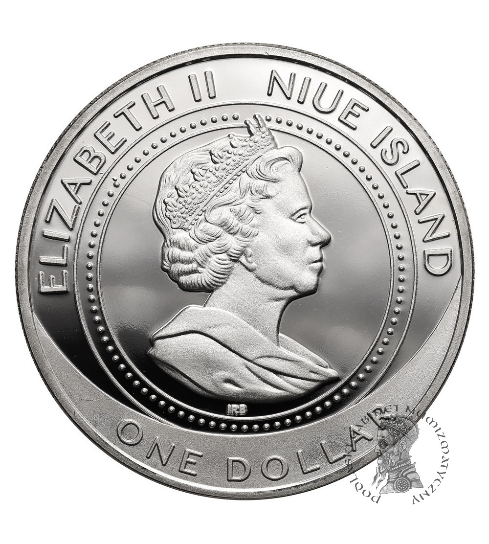 Niue, Elizabeth II (1952-2022). 1 Dollar 2014, Red panda, series: The World’s Cutest Puppies