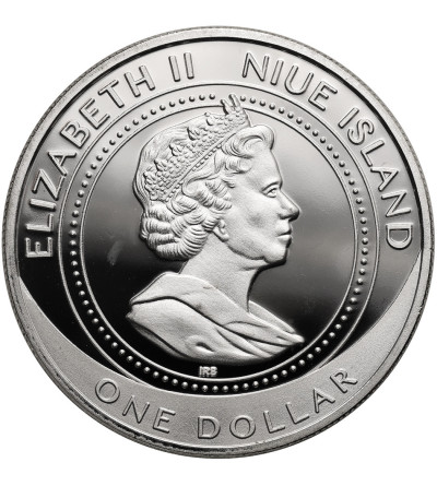 Niue, Elżbieta II (1952–2022). 1 dolar 2014, Tygrys, seria: Najsłodsze szczenięta świata