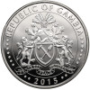 Gambia. 1000 Dalasis 2015, Gerezanka ruda, Seria: Skarby Przyrody Gambii