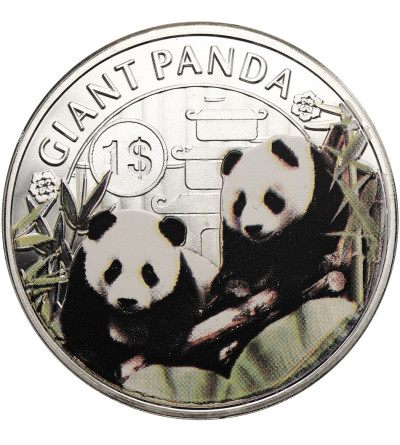 Wyspy Marshalla. 1 dolar 2014, Panda wielka