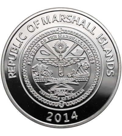 Marshall Islands. 1 Dollar 2014, Giant Panda