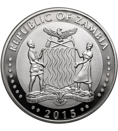 Zambia. 1000 Kwacha 2015, African Giraffe, series: African Wildlife