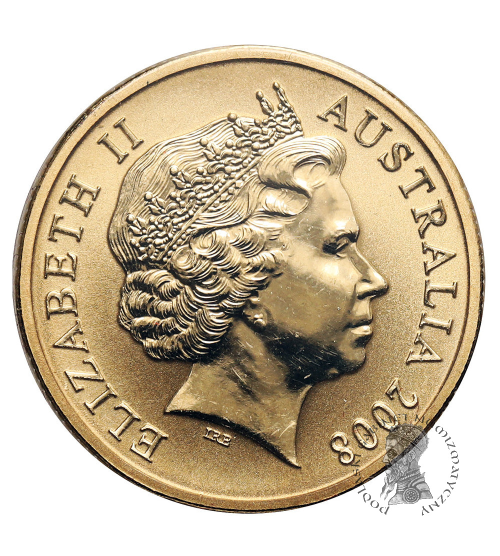 Australia, Elizabeth II (1952–2022). 1 Dollar 2008, Wallaby, Land Series