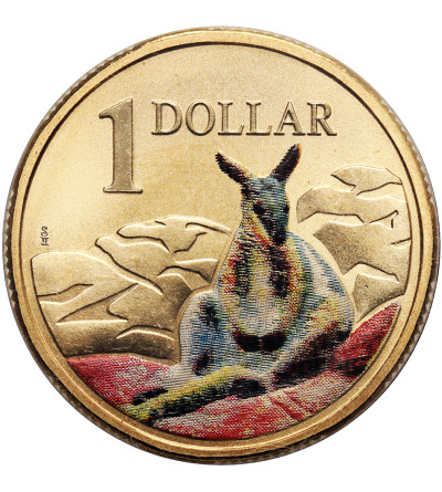Australia, Elżbieta II (1952–2022). 1 dolar 2008, Walabia, Seria „Ziemia”