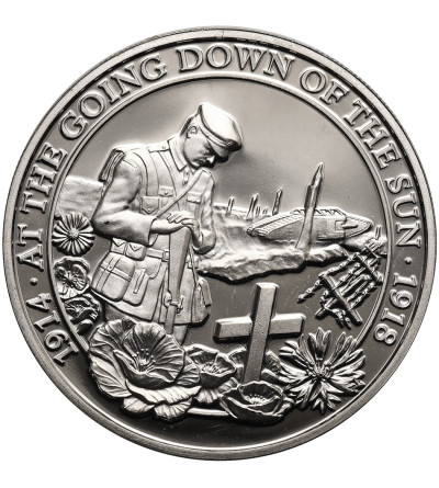 Gibraltar, Elżbieta II (1952–2022). 1/2 korony 2018, Stulecie zakończenia I Wojny Światowej - At the going down of the sun