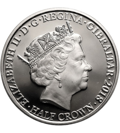 Gibraltar, Elizabeth II (1952–2022). 1/2 Crown 2018, Centennial of the End of World War I - At the going down of the sun