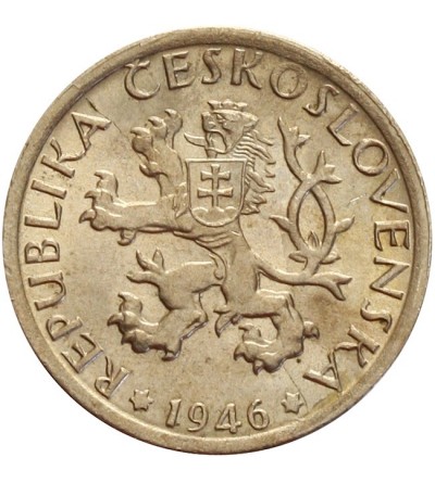 Czechosłowacja 1 koruna 1946