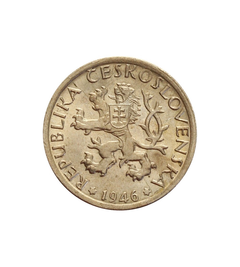 Czechosłowacja 1 koruna 1946