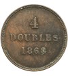 Guernsey 4 doubles 1868