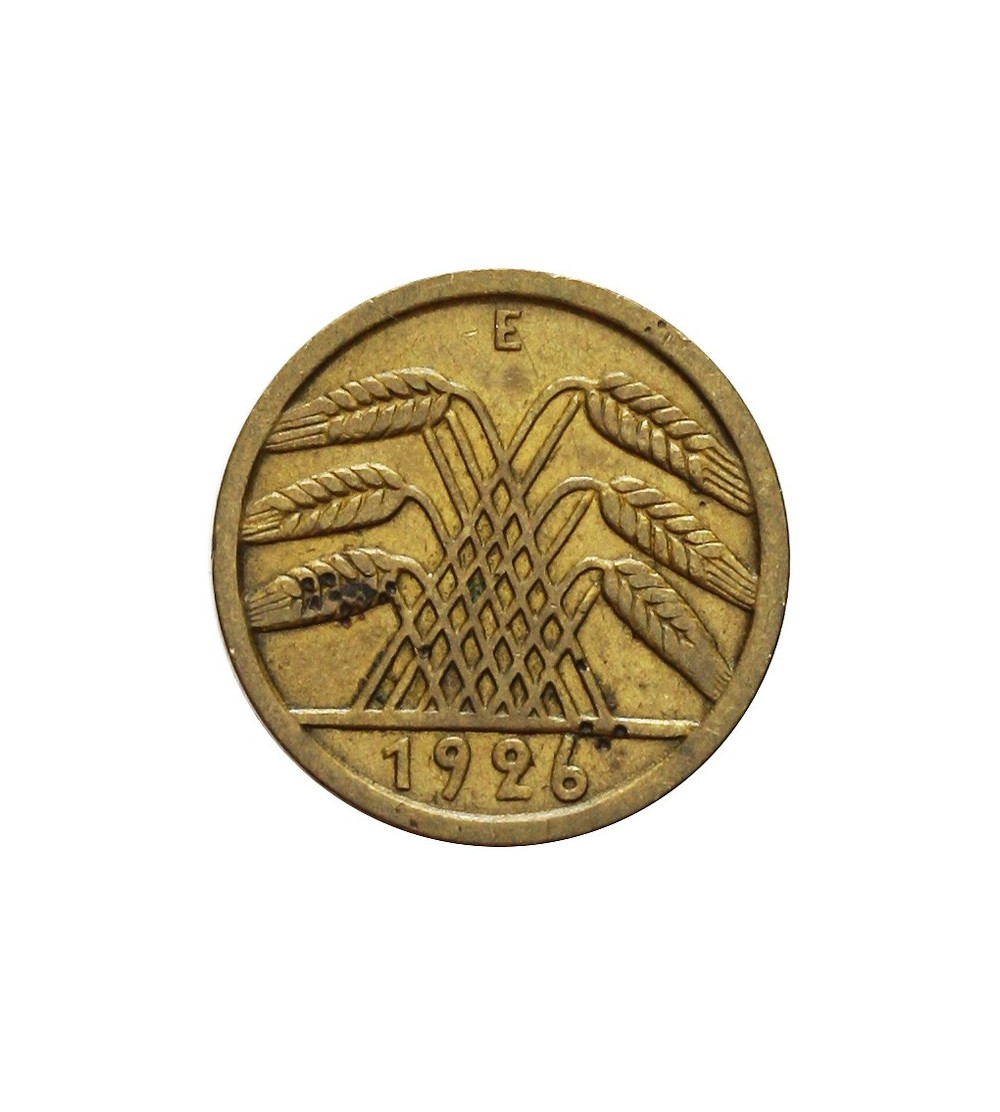 Weimar 5 Reichspfennig 1926 E Weimar 5 Reichspfennig 1926 E