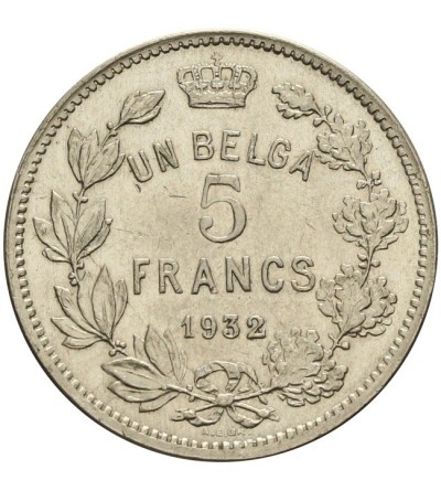 Belgia 5 franków 1932