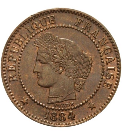 Francja 2 Centimes 1884 A