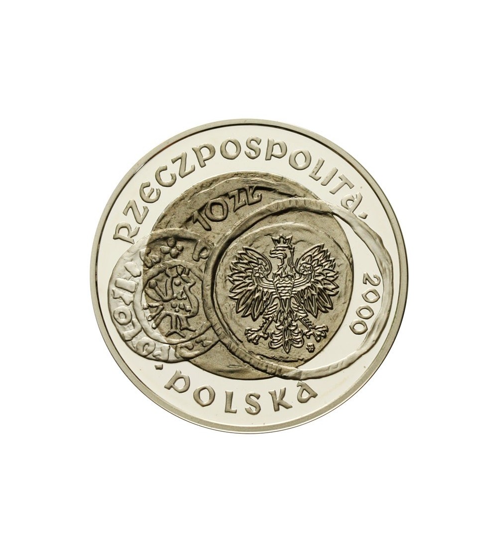 10 złotych 2000 - 1000 lat zjazdu w Gnieźnie 10 złotych 2000 - 1000 lat zjazdu w Gnieźnie