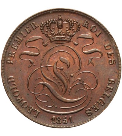 Belgia 5 centimes 1851