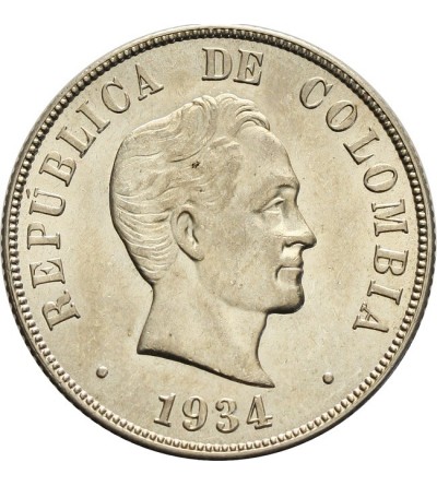 Kolumbia 50 Centavos 1934