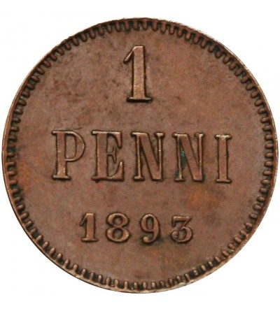 Finlandia 1 penni 1893 Aleksander III