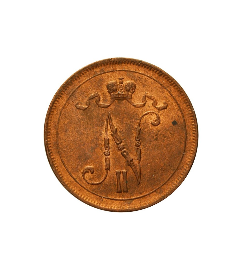 Finlandia 10 pennia 1916 Mikołaj II Finlandia 10 pennia 1916 Mikołaj II