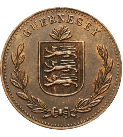 Guernsey, Jerzy V (1910 - 1936). 8 Doubles 1918 H