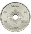 Laos 20 centów 1952