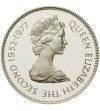 Jersey 25 pensów 1977, Srebrny Jubileusz Elżbiety II