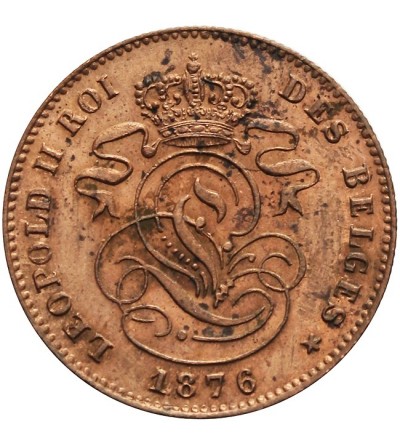 Belgium 2 centimes 1876