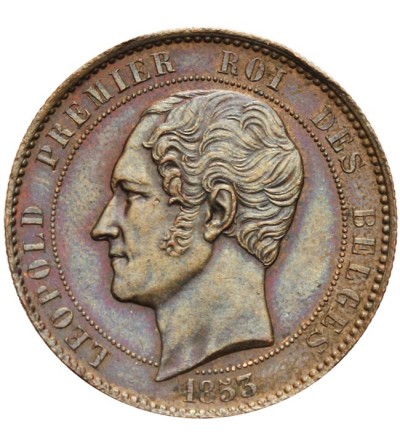 Belgia 10 centimes próbne 1853