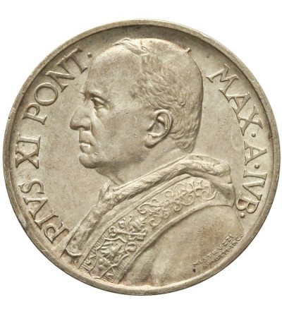 Vatican City 5 lire 1933-1934, Pius XI