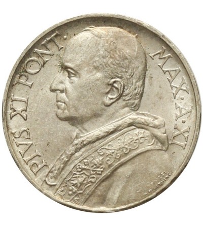 Vatican City 5 lire 1932, AN XI, Pius XI