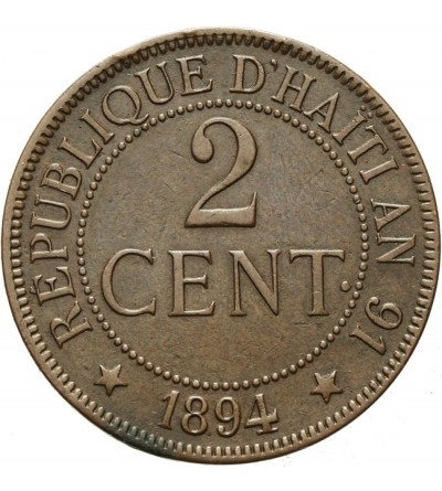 Haiti 2 centimes 1894