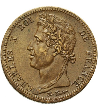 French Colonies10 centimes 1828 A