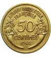 French West Africa, 50 Centimes 1944