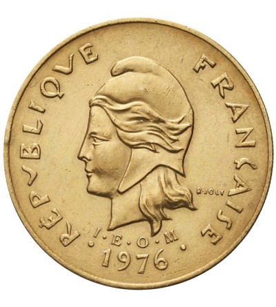 French Polinesia 100 Francs 1976