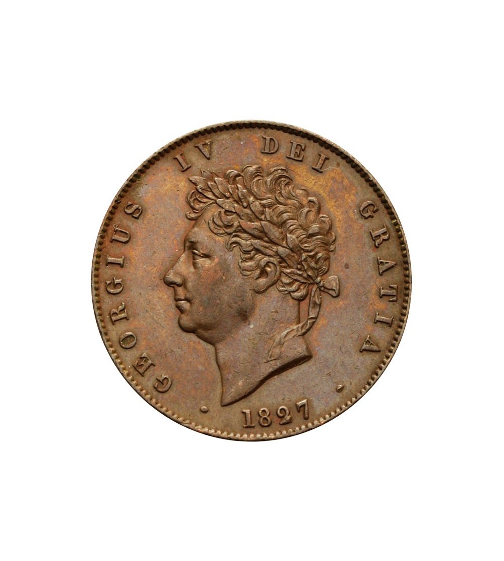 Wielka Brytania 1/2 pensa 1827 Wielka Brytania 1/2 pensa 1827