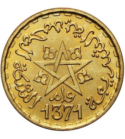 Maroko 20 franków 1371 AH / 1951 AD, protektorat francuski - Mohammad V