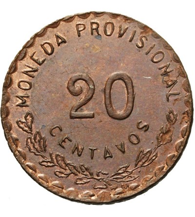 Meksyk - Oaxaca 20 centavos 1915