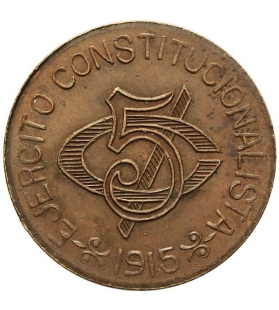 Mexico Chihuahua 5 Centavos 1915