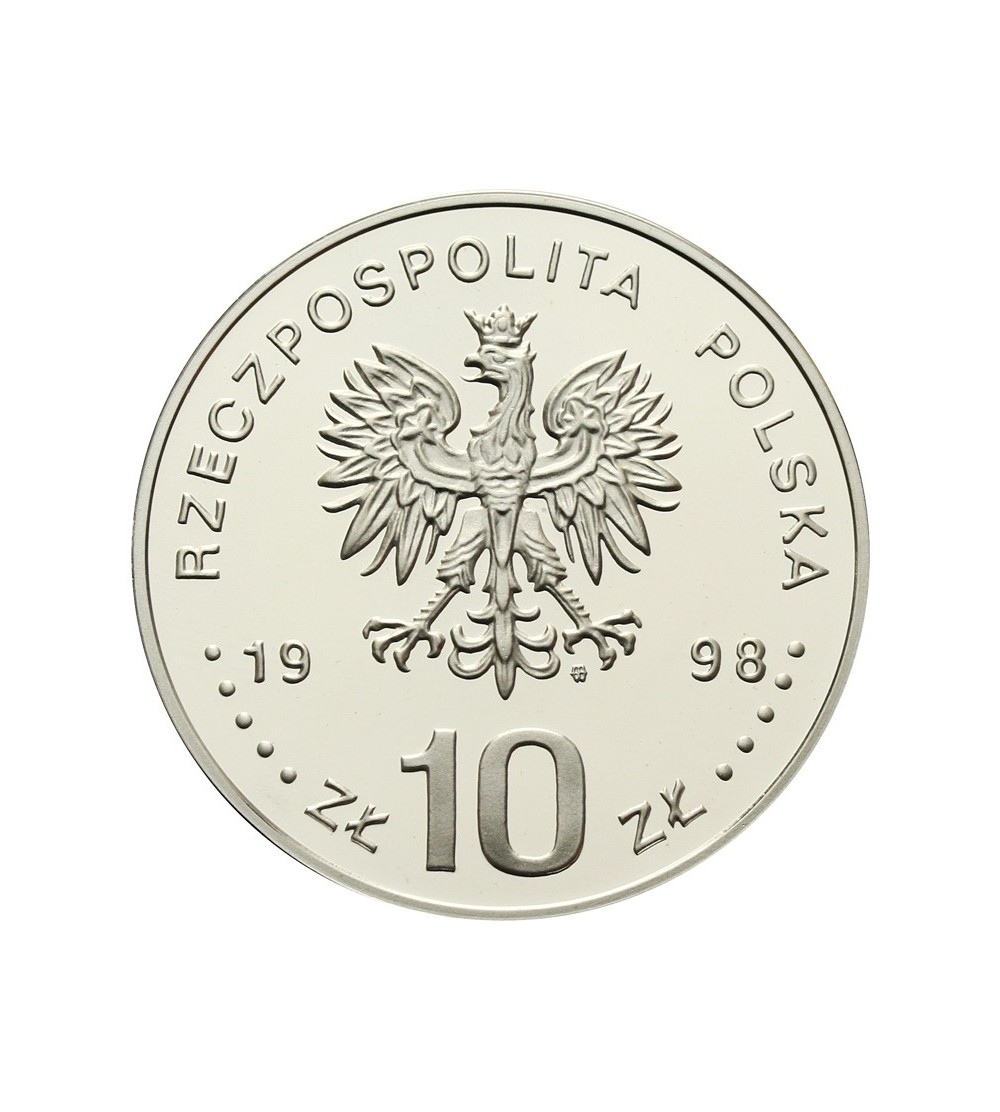 Poland 10 zlotych 1998, Univesral Declaration of Human Rights Poland 10 zlotych 1998, Univesral Declaration of Human Rights