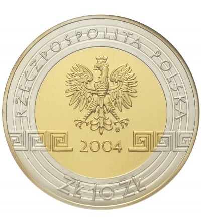 Polska.10 złotych 2004, Igrzyska Letnie Ateny 2004 - GCN ECC PR 70