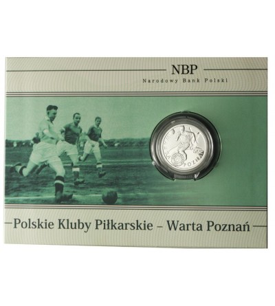 Poland. 5 Zlotych 2013, Polish Football Club - Warta Poznan - Proof